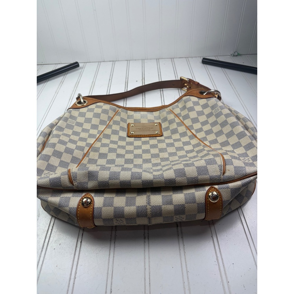 Louis Vuitton Vintage Damier Azur Canvas Hobo Galliera PM Shoulder Bag $1600 - Picture 15 of 16